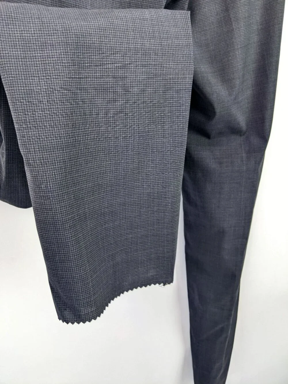 Kenneth Cole Mens Gray Wool Blend Flat Front Dress Pants Trousers Size W35